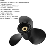 P&auml;ramootori propeller 10 Spline mereveekindel paadimootori propeller madala t&otilde;mbej&otilde;uga suure kiirusega rakenduste jaoks, asendab Suzuki 8-20hp