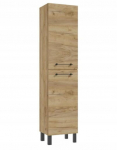 Seisev vannitoa pjedestaal 170x40cm Craft tamm, 4 riiulit Cassandra
