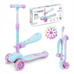 Kidwell Rimba 2in1 kick-board Led ratastega, Unicorn