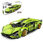 Kokkupandav mudel Kbox Lamborghini Sian 10226, 1468-osaline, roheline