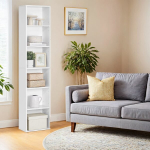 Raamaturiiul, 24 x 40 x 178.5 cm, Valge