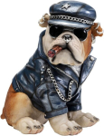 Kare Design hoiup&otilde;rsas Punk Dog, mitmev&auml;rviline, k&auml;sitsi maalitud, unikaalne, dekoratiivne figuur elutuppa, hoiup&otilde;rsas, lastele ja t&auml;iskasvanutele, modernne disain, 22 x 19 x 16 cm (k x L x S)