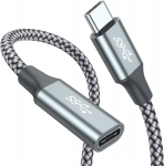 Wtpgti Usb C pikenduskaabel 0,5 m, Usb Type C 3.1 pikenduskaabel isasest emaseks