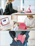 Jademall Klaviatuur Ipad Air 13 m2 - Juhtmevaba klaviatuur Ipad Air 13 m2 2024/air 13 m3 2025 jaoks, kaitse&uuml;mbris pliiatsihoidjaga