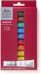 Winsor & Newton 0890001 gua&scaron;i komplekt algajale, erksad matid gua&scaron;iv&auml;rvid 12 ml tuubides - 10 v&auml;rvi