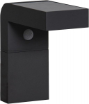 Eglo Led v&auml;lisseinalamp Barracconi, v&auml;listingimustes p&auml;ikeselamp liikumisanduri ja h&auml;marikuanduriga, v&auml;line p&auml;ikeselamp mustast alumiiniumist, Ip44