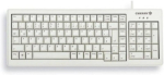 Cherry G84-5200 Xs, kompaktne klaviatuur numbritega, saksa paigutus (qwertz), juhtmega (usb-a port), mehaanilised Cherry Ml l&uuml;litid, helehall
