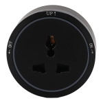 Locadence pistikupesa elektripistikutele, juhtmevaba disainiga horisontaalne siinipesa, eemaldatav adapter elektrile seinakinnitus pikem ungen erinevatele siinidele