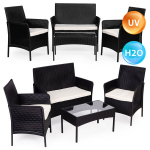 Aiam&ouml;&ouml;bli komplekt &ndash; laud, pink, tugitoolid Black MultiGarden