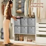 Hoiukast, 6-osaline komplekt, 30 x 30 x 30 cm, Hall