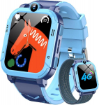 Vaikams BLACKVIEW Z20 1.83" 800mAh Smartwatch 4G IP67 atsparumas vandeniui GPS Face ID - Sinine