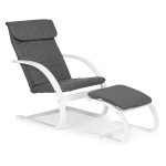 Soome kiiktool jalatoega lamamistooliga elutuppa ModernHome
