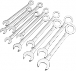 Treki 10-osaline miniv&otilde;tmete komplekt [4&ndash;11 mm] l&uuml;hike avatud otsaga mutriv&otilde;ti lame metallist kombineeritud mutriv&otilde;ti v&auml;ike torx topelt avatud otsaga mutriv&otilde;tmete komplekt mutriv&otilde;tmete komplekt kitsale alale remondiks