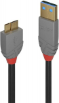 Lindy Usb 3.0 A kuni Micro-b kaabel, 2m, Anthra Line