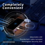 S&uuml;learvuti laadija Owc Thunderbolt 4 dokkimisjaam Usb Sd Owctb4dock hall / must