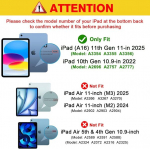 Vaitasy &uuml;mbris ipad 2025 a16 11-tollisele/ipad 10 2022 10,9-tollisele magnetiline kokkupandav &uuml;mbris l&auml;bipaistva p&otilde;rutuskindla tagakaane ja kaitse&uuml;mbrisega ipad 11 2025 ragdoll cat'ile