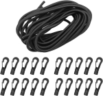 Nuzamas 5 meetri elastsed bungee-n&ouml;&ouml;rid kajakkidele, veniv n&ouml;&ouml;r 20 bungee-n&ouml;&ouml;ri konksuga kajakkidele, paatidele, telkimiseks, auto pagasile, telgile, kanuule, jalgratta tarvikutele