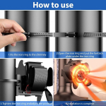 Magnetiline kamina ventilaator &ndash; kamina tarvikud, vaikne kamina ventilaator ilma elektrita kaminapuudele, puuk&uuml;ttega pliit, puuk&uuml;ttega kamin, kamina pliidi toru, suitsutoru