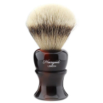 Haryali London kahepoolse teraga raseerija komplekt meestele h&otilde;bedase otsaga m&auml;grakarva pintsli, aluse, seebi ja kausiga, ideaalne uusaasta kingitus