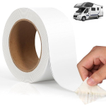 Jiawaggag karavanide tihendusteip, valge, 5 cm x 5 m, parandusteip, valge telgi parandusteip, but&uuml;&uuml;lteip, veekindel karavanidele, katusele, klaasile, aknale, torude tihendamiseks (10 m)