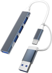 Golook &bull; usb 3.0 multiport hub &bull; andmeedastus &bull; kiirlaadimine &bull; 4 porti &bull; usb type-c &bull; usb a &bull; otg &bull; pc &bull; 5 gbps