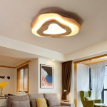 Senfay led laelamp puidust magamistoa 3000 k soe valge laelamp magamistoa lamp 35 w puidust lamp l&auml;bim&otilde;&otilde;t 40 cm moodne laelamp laste toale elutoale k&ouml;&ouml;gile s&ouml;&ouml;gitoale esikule