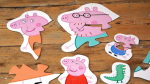 Barbo Toys - Peppa Pig - Deco Puzzle Family - 5 puslet &uuml;hes - 18-osaline pusle lastele alates 3. eluaastast - ametlik Peppa Pig