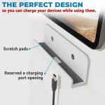 Sciuu universaalne seinakinnitus tahvelarvutile, mobiiltelefonile, e-lugerile ja kaugjuhtimispuldile, &uuml;hildub ipad, iphone, samsung, xiaomi, lenovo, teibi v&otilde;i kruvidega kinnitus