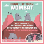 Exploding Kittens, Hand-to-hand Wombat, seltskonnam&auml;ng, 3-6 m&auml;ngijat, alates 7+ aastast, 15 minutit, saksa keel