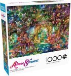 Buffalo Games - Aimee Stewart - The Butterfly Ball - 1000 t&uuml;kiline pusle t&auml;iskasvanutele, v&auml;ljakutsuv pusle, sobib suurep&auml;raselt m&auml;ngu&otilde;htuteks - valmis suurus 67,95 x 50,17 cm