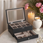 Kellakarp, 19x27x12.5 cm, Eebenipuu Must