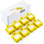 Bakuum 8 Hepa filtri komplekt, &uuml;hildub Irobot Roomba 700 seeria varuosade ja tarvikute komplektiga robottolmuimejatele 720 750 760 765 770 772 774 775 776 780 782 782e 785 786