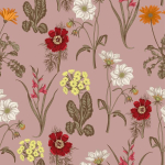 Tultoap isekleepuvad tapeedid lilleline roosa 40 x 300 cm lillemustriga m&ouml;&ouml;blikile roosad tapeedid elutuppa lilleline kleepkile m&ouml;&ouml;blimustriga vintage seinatapeedid magamistuppa (40 x