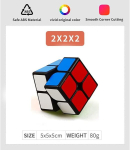 Eachhaha 2 tk Magic Cube 2x2 3x3, originaal kiiruskuubik, professionaalne kiire nuputamis&uuml;lesanne, sujuv 3d pusle m&auml;nguasi igas vanuses