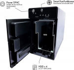 V&auml;lise k&otilde;vaketta adapter Icy Box Ib-rd3620su3 v&auml;line 2-lahtriline Raid-s&uuml;steem 3,5" Sata Hdd