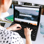 Yeegnar klaviatuurikohver Ipad 10.2 9th/8th/7th Generation 2021/2020/2019 jaoks, prantsuse Azerty, Ipad Air 3 klaviatuurikohver