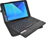 Mq bluetooth klaviatuurikohver multifunktsionaalse puuteplaadiga galaxy tab s3 9.7 jaoks - kohver samsung galaxy tab s3 9.7 lte sm-t825, wifi sm-t820 jaoks | saksa qwerty