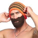 Bearded Ski Cap Snowboarding Chamois