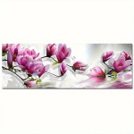 Teemantmosaiik "Lilled" 90 x 30 cm, loominguline komplekt l&otilde;&otilde;gastumiseks. Avastage loovuse r&otilde;&otilde;m selle teemantmosaiigi komplektiga. See on suurep&auml;rane viis l&otilde;&otilde;gastuda p&auml;rast v&auml;sitavat p&auml;eva ja luua oma k&auml;tega imeline kunstiteos.