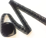 Super Idee 15 m vintage isekleepuv pitslint, must, 20 mm lai, puuvillase kanga pits&auml;&auml;ris, pits&auml;&auml;ris k&auml;sit&ouml;&ouml;ks ja kaunistamiseks, pulmade kaunistamiseks, klaasidele, k&auml;sit&ouml;&ouml; kinkekarbis