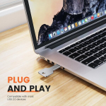 USB pulk Uflatek Usb 2.0 m&auml;lupulk, 10 tk, 16 Gb m&auml;lupulk, metallist v&otilde;tmekujuline m&auml;lupulk, kiire, h&otilde;bedane, andmete salvestamiseks