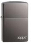 Zippo 60001213 tuulekindel tulemasin logoga, black ice, tavaline
