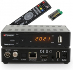 Red opticum sloth combo plus mini i dvb-c dvb-t2 & dvb-s2 vastuv&otilde;tja salvestusfunktsiooniga pvr i kombineeritud hd vastuv&otilde;tja led-ekraaniga - hdmi - s/pdif - ethernet - usb - ir sensor - 12v toide