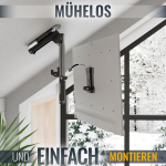 Ricoo Tv laekinnitus, D0111 Vesa 100 x 100 cm h&otilde;bedane/must