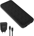 Akupank Platinet akupank + USB-laadja 10000mAh Kit PMPB10SETB must
