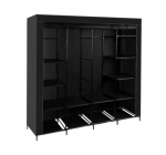 Kokkupandav riidekapp FlexiStore, must