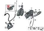 BMW Ukselukk Esimene Parem 5 F07 GT Originaal 51217216662