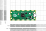 Dubeuyew Raspberry Pi Pico paindlik mikrokontrolleri kaart, mis p&otilde;hineb Raspberry Pi kahetuumalisel Arm Cortex M0+ protsessoril kuni 133mhz, toetab C/c++/python (2 tk)