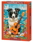 Pusle Castorland Collie, Guitar and the Sea, 500 tk