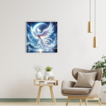Dcidbei Teemantmaal F&ouml;&ouml;niks 40 x 40 cm Teemantmaali pildid Loomad F&ouml;&ouml;niks Teemantkunsti maal Suur koos teemantmaali tarvikutega Pusle Teemantk&auml;sit&ouml;&ouml; numbrite j&auml;rgi Mosaiik F&ouml;&ouml;niks J&auml;&auml;